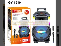 Speaker Partai Portable Top-of-the-Line dengan Speaker Bass 12 inci dan Lampu LED untuk Kesenangan Partai yang Tidak Terganggu