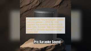 Speaker Karaoke 100W: Suara Pro