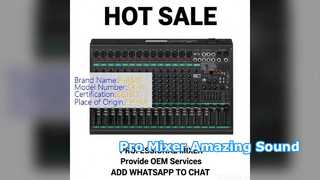 Rekaman DJ Streaming Langsung Mixer Pro 16 Saluran
